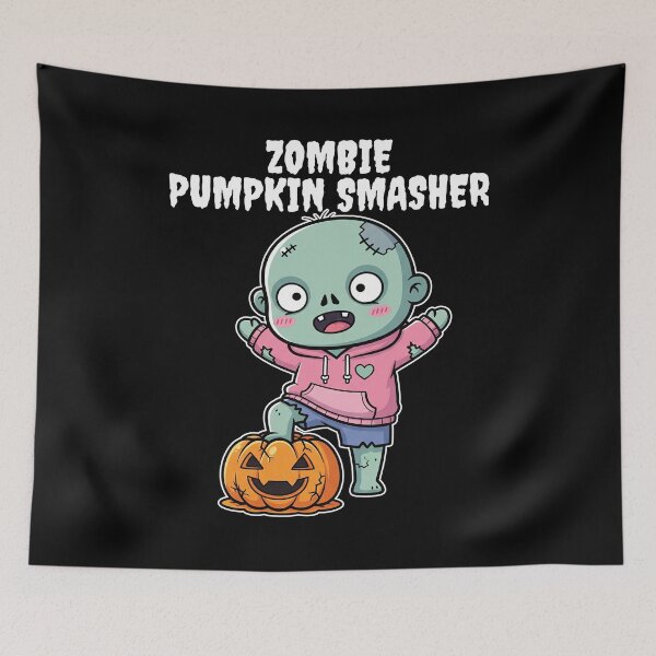 Item preview, ZOMBIE PUMPKIN SMASHER - ZOMBIE HALLOWEEN designed and sold by KEF Custom.