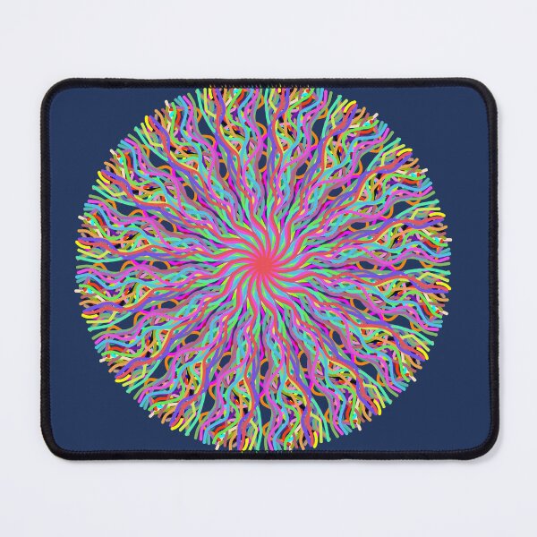 Item preview, abstract vibrant line art designed and sold by Pugavatar.