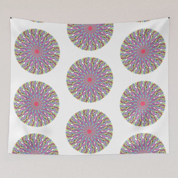 Item preview, abstract vibrant line art designed and sold by Pugavatar.