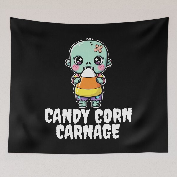 Item preview, CANDY CORN CARNAGE - ZOMBIE HALLOWEEN designed and sold by KEF Custom.