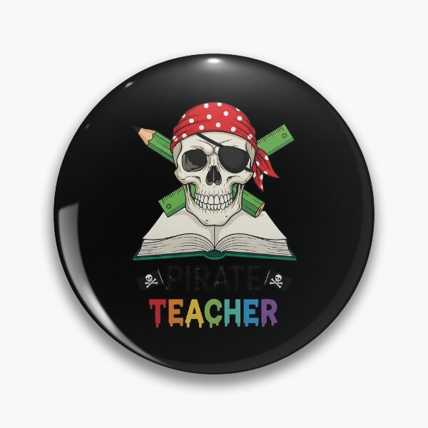Item preview, Pirate Teacher Halloween Funny Skull Classroom designed and sold by Hananiah Merch.