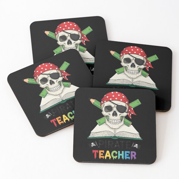 Item preview, Pirate Teacher Halloween Funny Skull Classroom designed and sold by Hananiah Merch.