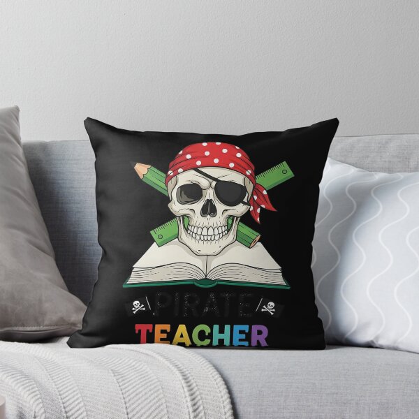 Item preview, Pirate Teacher Halloween Funny Skull Classroom designed and sold by Hananiah Merch.