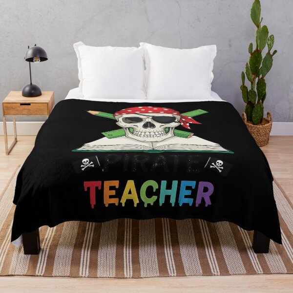 Item preview, Pirate Teacher Halloween Funny Skull Classroom designed and sold by Hananiah Merch.