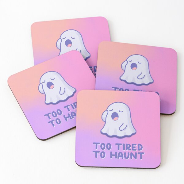 Item preview, Too Tired To Haunt- Cute Sleepy Ghost (Pastel) designed and sold by Nospirations.