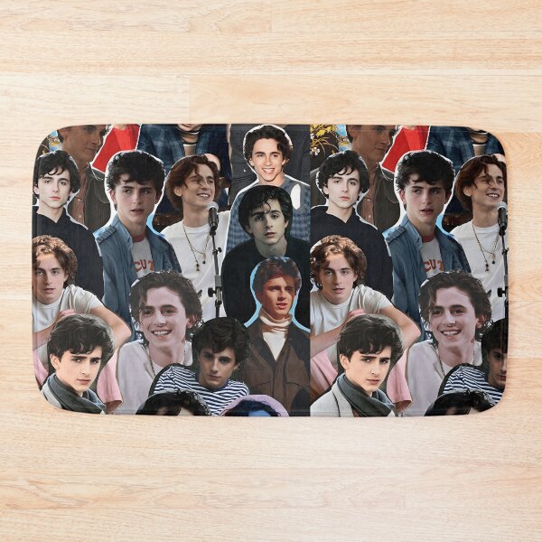 Item preview, Timothée Chalamet Collage – Stylish Actor Portrait Pattern designed and sold by Underhillboon.