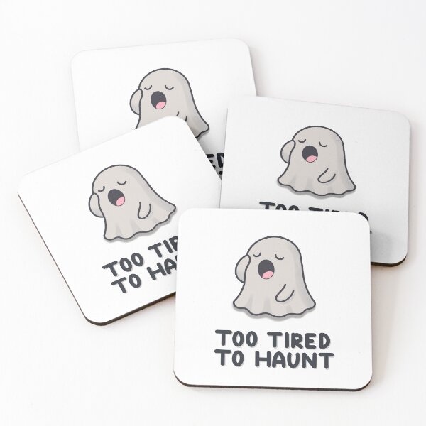 Item preview, Too Tired To Haunt- Cute Sleepy Ghost designed and sold by Nospirations.