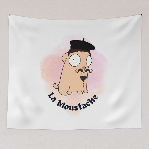Item preview, La Moustache - Humor in French designed and sold by LulitasDreams.