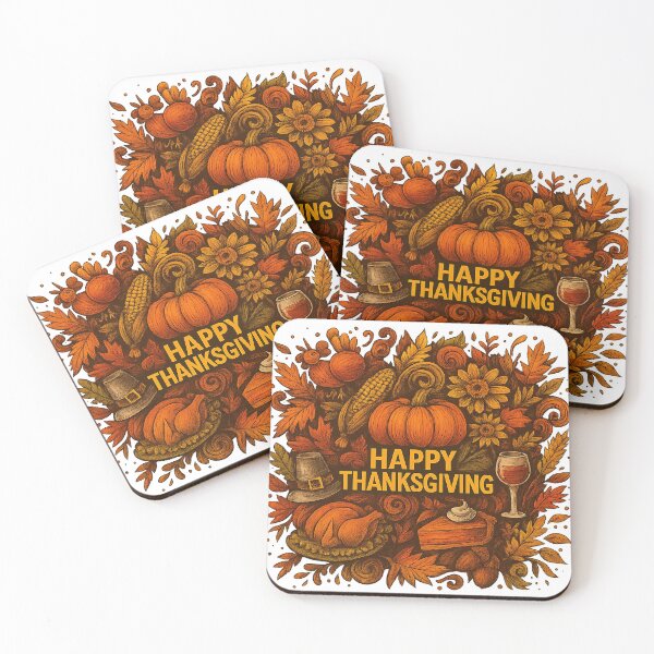 Item preview, Happy Thanksgiving Doodle Collage designed and sold by Nacho Average Designs.