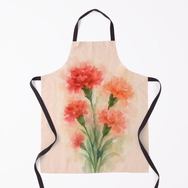 Artikelvorschau, Nelken-Aquarellmalerei – Elegantes florales botanisches Kunstdesign entworfen und verkauft von ChubbyGoong.