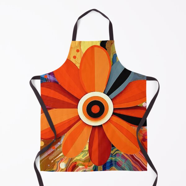 Item preview, Retro Red Flower designed and sold by ViaARTfactory.