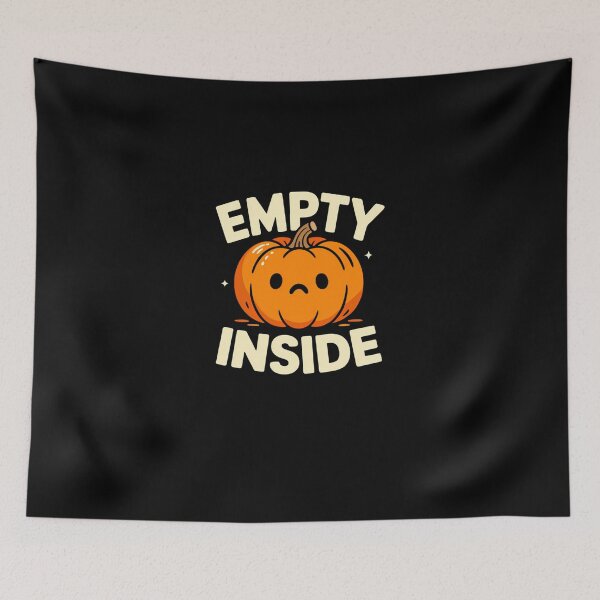 Item preview, Empty Inside Pumpkin Halloween Meme Funny Spooky Design designed and sold by biecklislastc.