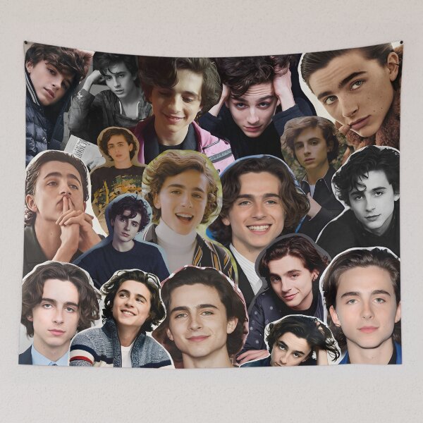 Item preview, Timothée Chalamet Collage – Artistic Actor Portrait Collection designed and sold by Underhillboon.