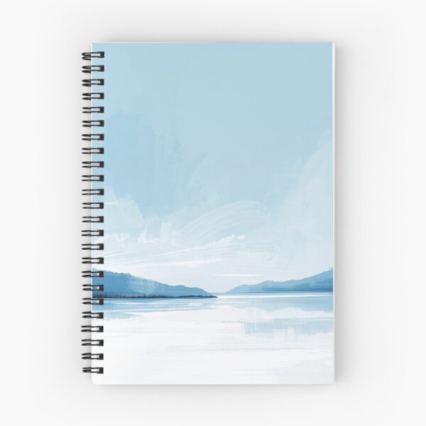 Item preview,  Blue Drift – Abstract Sky & Snow Brushwork designed and sold by Art of Abundance.