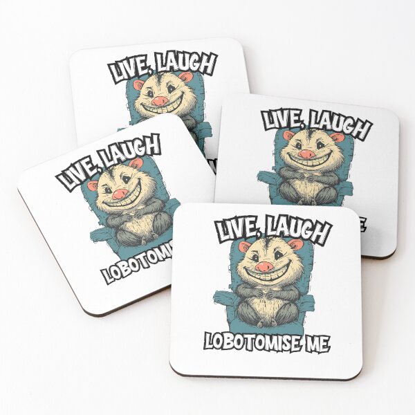 Item preview, Live, laugh, lobotomise me designed and sold by zingbing.