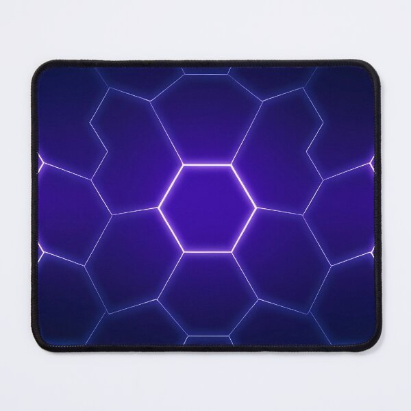 Item preview, Futuristic Glowing Hexagon Pattern Design designed and sold by JavisSRDesign.
