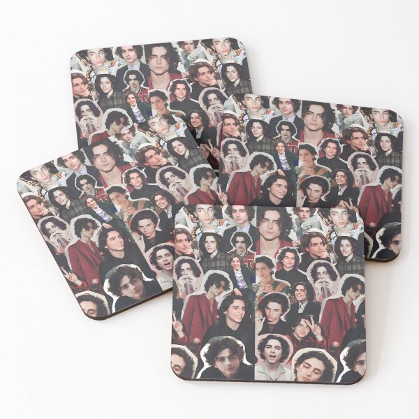 Item preview, Timothée Chalamet Collage – Red Carpet & Candid Portrait Pattern designed and sold by Underhillboon.