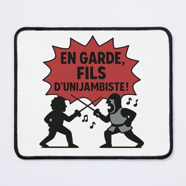 Item preview, On Guard, Son of a One-Legged Man! – Duel Cartoon designed and sold by Bratak.