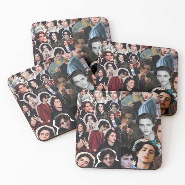 Item preview, Timothée Chalamet Collage – Fashion & Film Inspired Portrait Design designed and sold by Underhillboon.