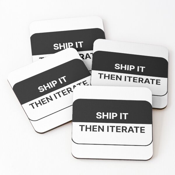 Item preview, Ship it then iterate designed and sold by Jiben44.