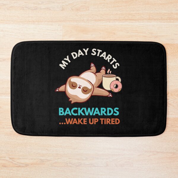 Item preview, My Day Starts Backwards Funny Gifts for the Tired, Wired, and Over It designed and sold by MoodInInk.