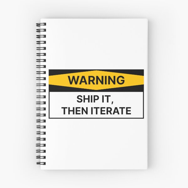 Item preview, Ship it then iterate designed and sold by Jiben44.