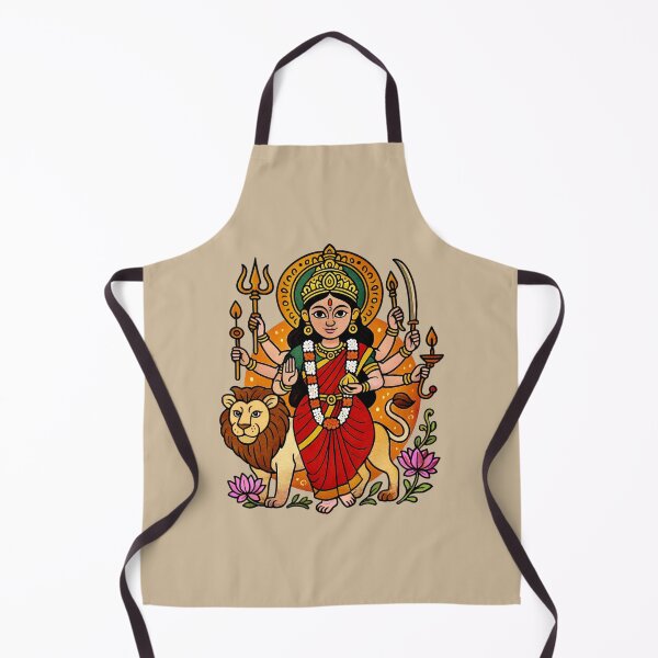 Item preview, Durga Puja - Goddess Durga designed and sold by Myra365Art.