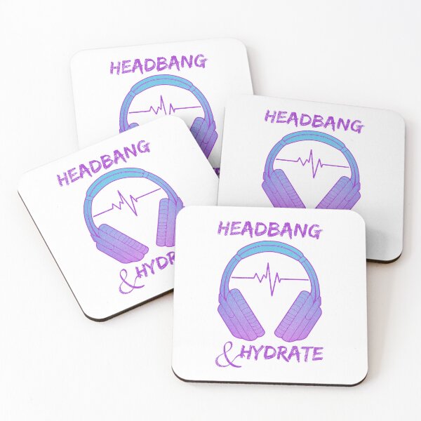 Item preview, Headphones | Headbang And Hydrate designed and sold by ObsidianDaz.