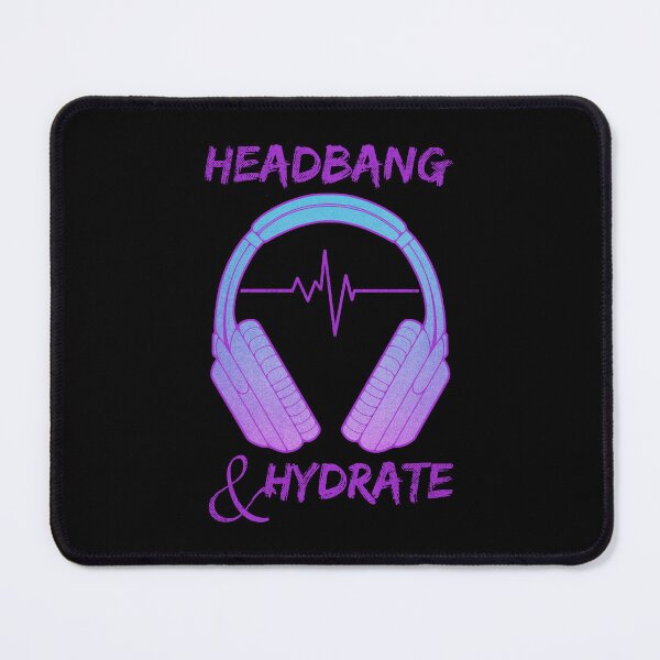 Item preview, Auriculares | Headbang e hidratación designed and sold by ObsidianDaz.