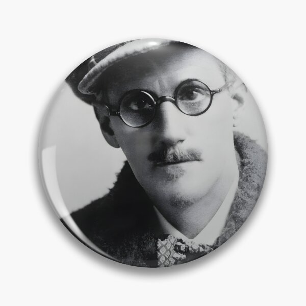 Item preview, James Joyce – Vintage Literary Portrait Black and White designed and sold by MichaelLovell92.