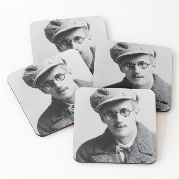 Item preview, James Joyce – Vintage Literary Portrait Black and White designed and sold by MichaelLovell92.