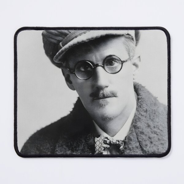 Item preview, James Joyce – Vintage Literary Portrait Black and White designed and sold by MichaelLovell92.