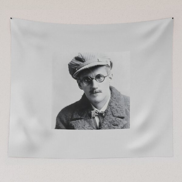 Item preview, James Joyce – Vintage Literary Portrait Black and White designed and sold by MichaelLovell92.