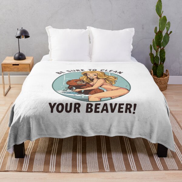 Item preview, Be sure to clean your beaver! designed and sold by NicMacTees.