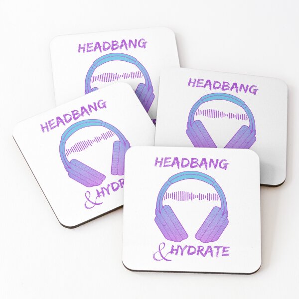 Item preview, Headphones | Headbang And Hydrate designed and sold by ObsidianDaz.