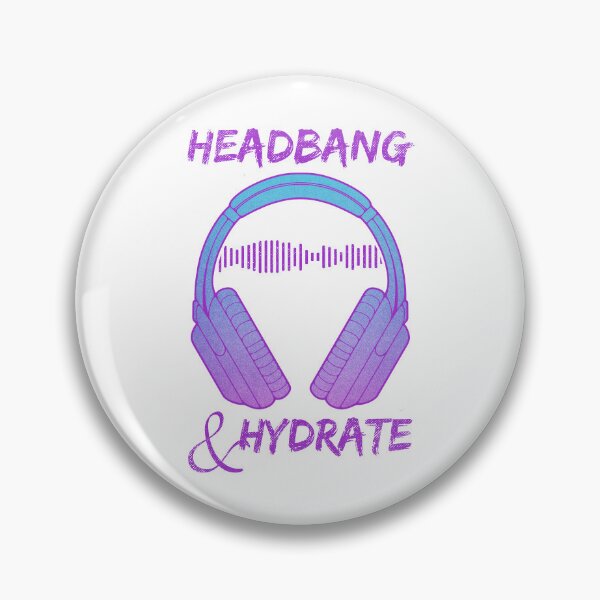 Item preview, Headphones | Headbang And Hydrate designed and sold by ObsidianDaz.