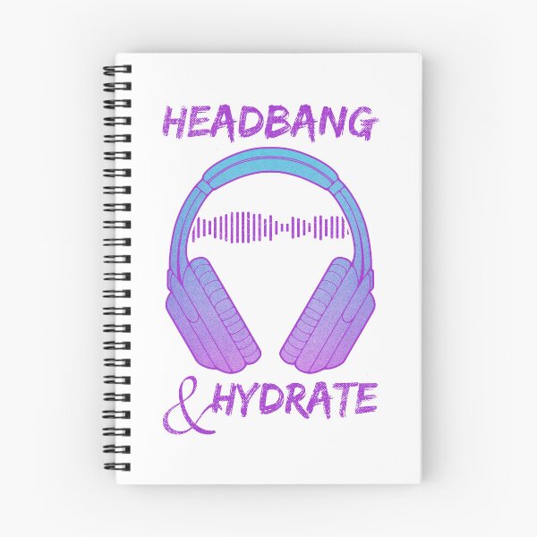 Item preview, Headphones | Headbang And Hydrate designed and sold by ObsidianDaz.