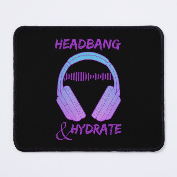 Item preview, Headphones | Headbang And Hydrate designed and sold by ObsidianDaz.