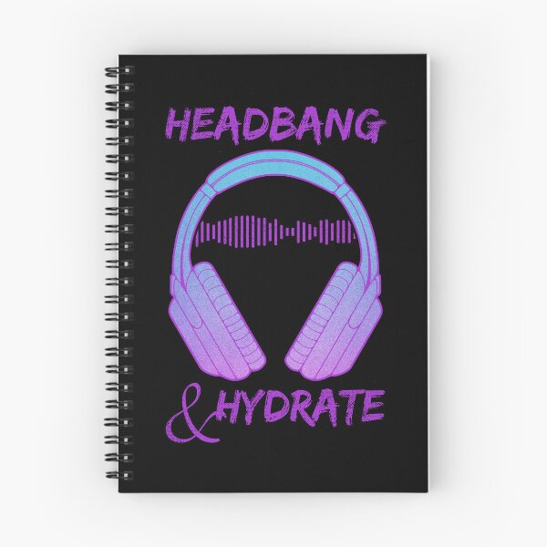 Item preview, Headphones | Headbang And Hydrate designed and sold by ObsidianDaz.