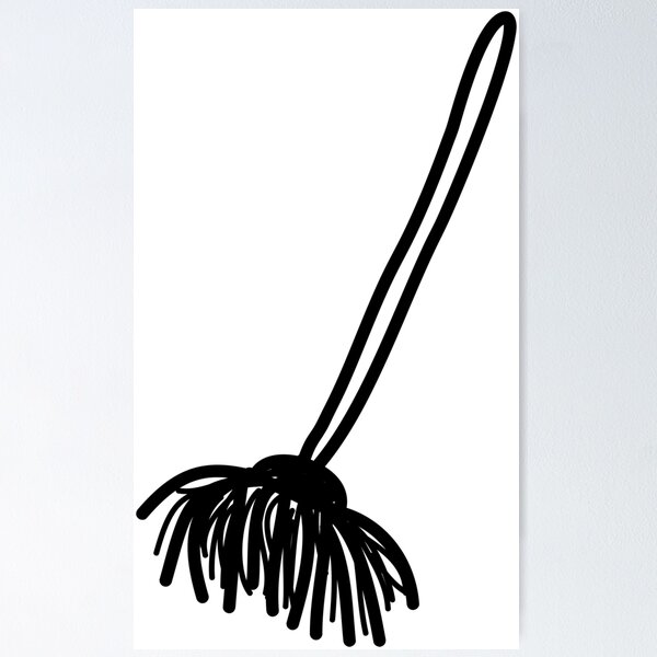 Item preview, Broom doodle designed and sold by fluffyfamcraft.