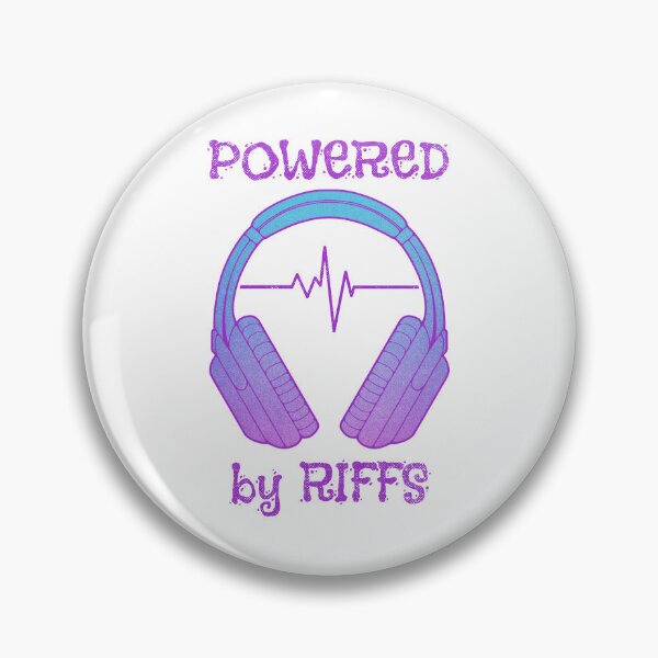 Item preview, Headphones | Powered By Riffs designed and sold by ObsidianDaz.