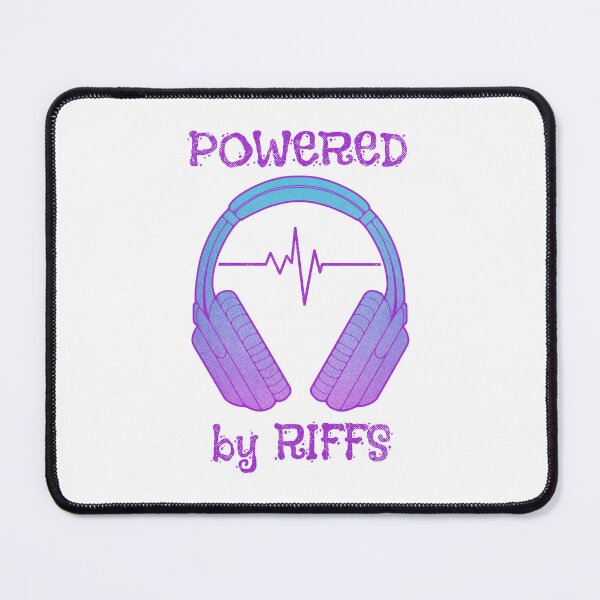 Item preview, Headphones | Powered By Riffs designed and sold by ObsidianDaz.