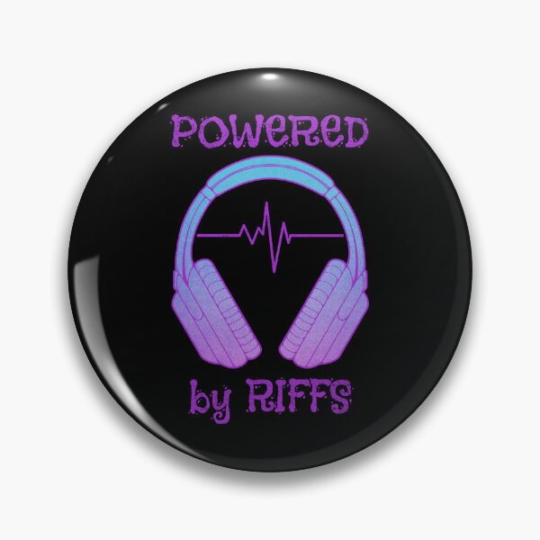 Item preview, Headphones | Powered By Riffs designed and sold by ObsidianDaz.