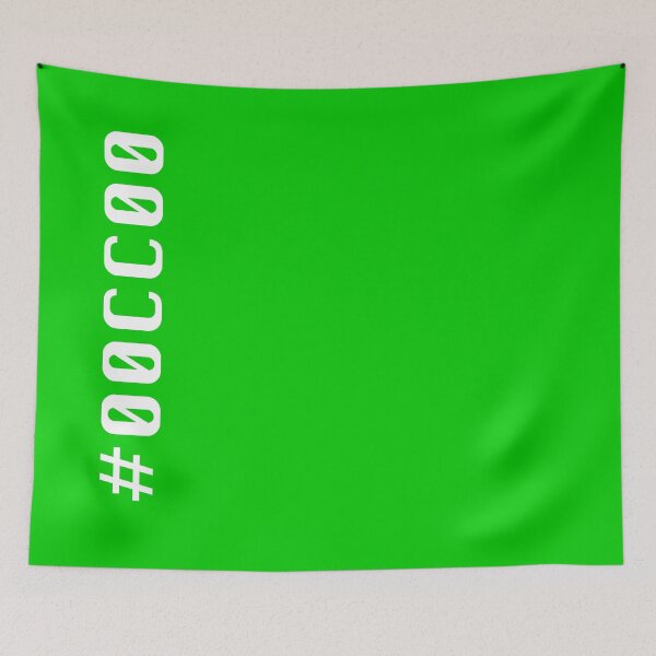 Item preview, Green Hex Code #00CC00 designed and sold by Grathicks.