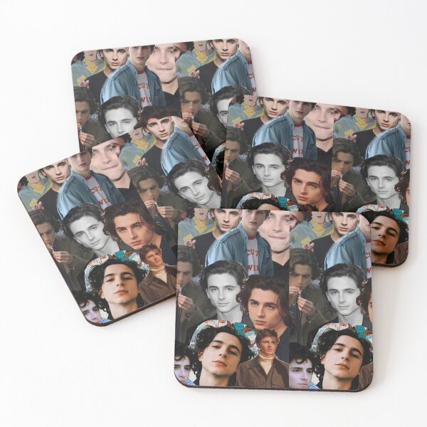 Item preview, Timothée Chalamet Collage – Cinematic & Editorial Portrait Pattern designed and sold by Underhillboon.
