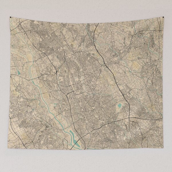 Item preview, Saitama City Map of Japan - Vintage designed and sold by deMAP.