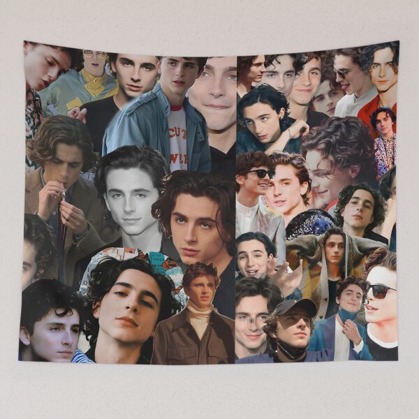 Item preview, Timothée Chalamet Collage – Fashion & Film Inspired Aesthetic designed and sold by Underhillboon.