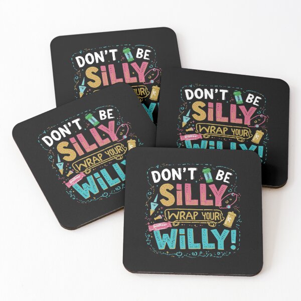 Item preview, Don't be silly wrap your willy! designed and sold by NicMacTees.
