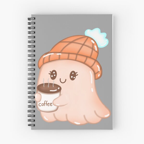 Item preview, Little ghost holding a coffee mug	 designed and sold by Suthicha.