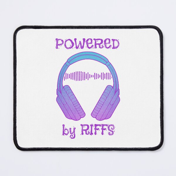 Item preview, Headphones | Powered By Riffs designed and sold by ObsidianDaz.